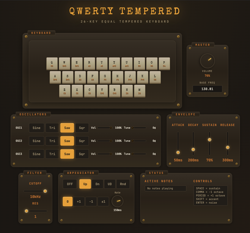 QWERTY Tempered